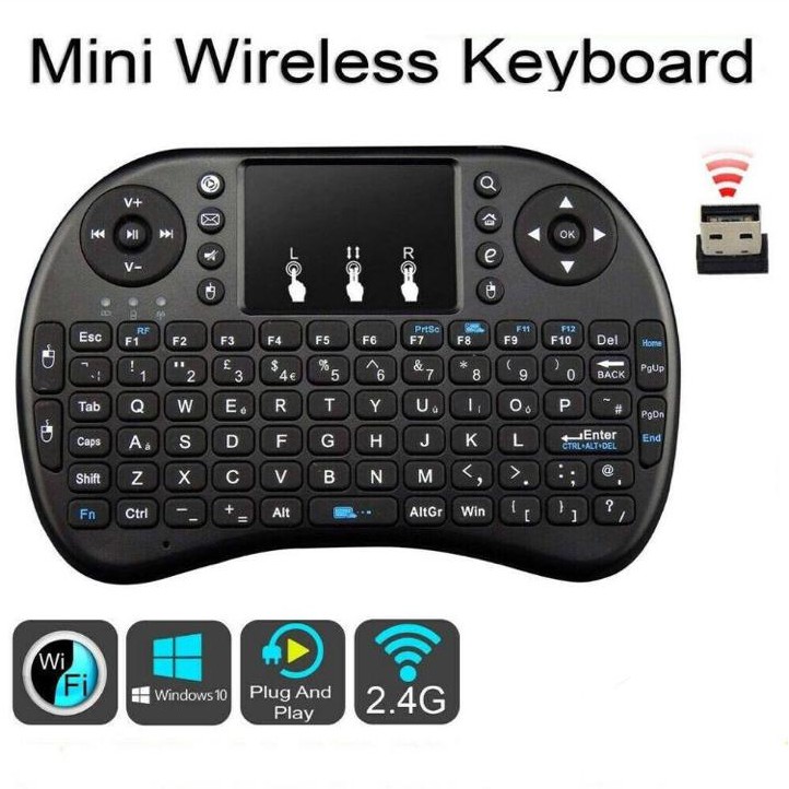 Trend-Keyboard Wireless Mini Dengan Touchpad Tenaga Baterai Untuk Android