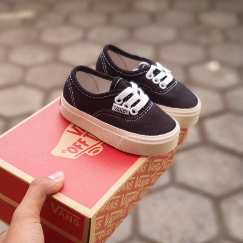 SEPATU ANAK VANS KIDS TALI DAN PEREKAT SIZE 16-35