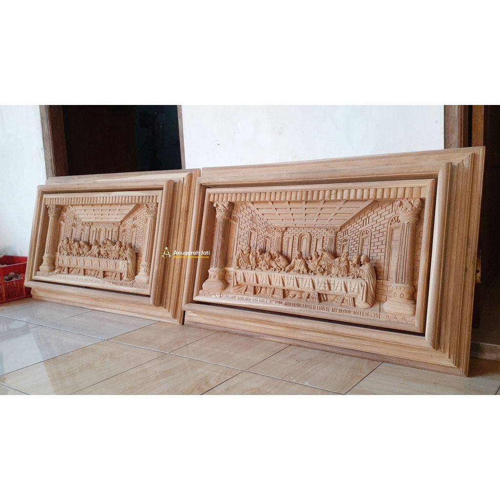 Ukiran Relief Perjamuan Kudus