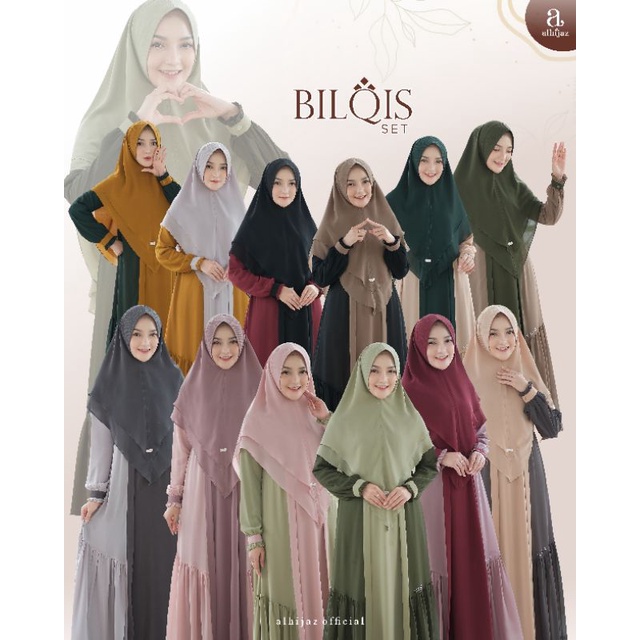 BILQIS SET BY ALHIJAZ / GAMIS SET SYAR'I PREMIUM / GAMIS ALHIJAZ / GAMIS PREMIUM / GAMIS POLOS