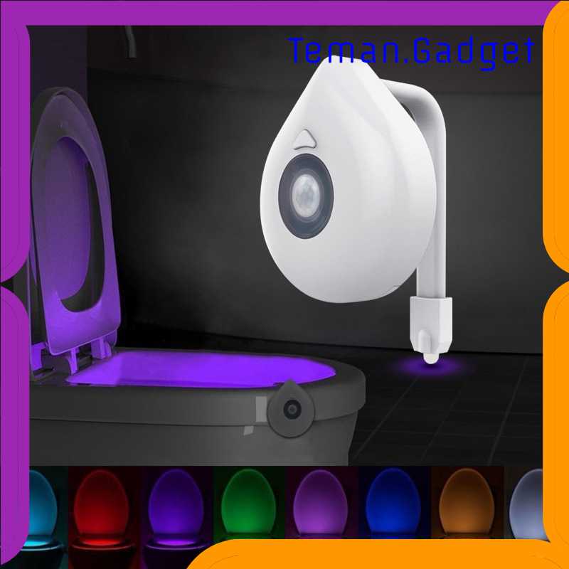 TG-DHA Goodland Lampu LED RGB Toilet Motion &amp; Light Sensor 8 Warna - GL8