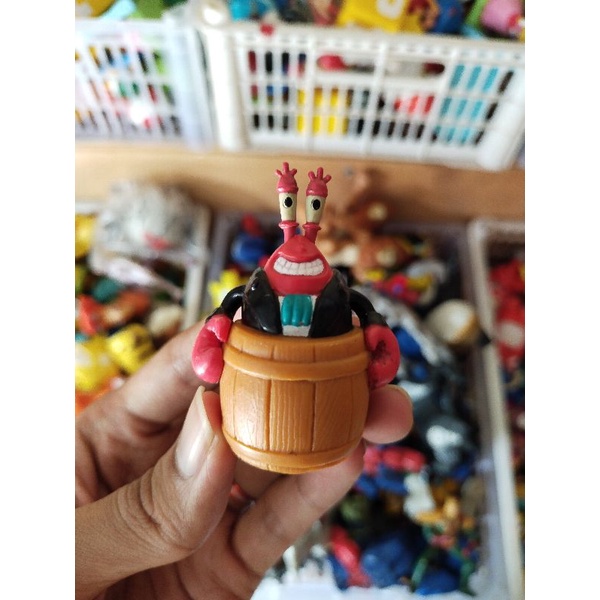 Action figure Spongebob McDonald Spongebob Happy Meal Patrick MCD Murah Meriah-33. Tuan Crab mini 2