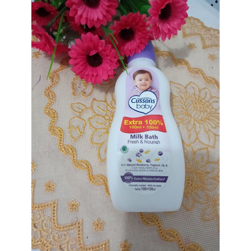 Cussons baby Milk Bath 100 Ml + 100 Ml