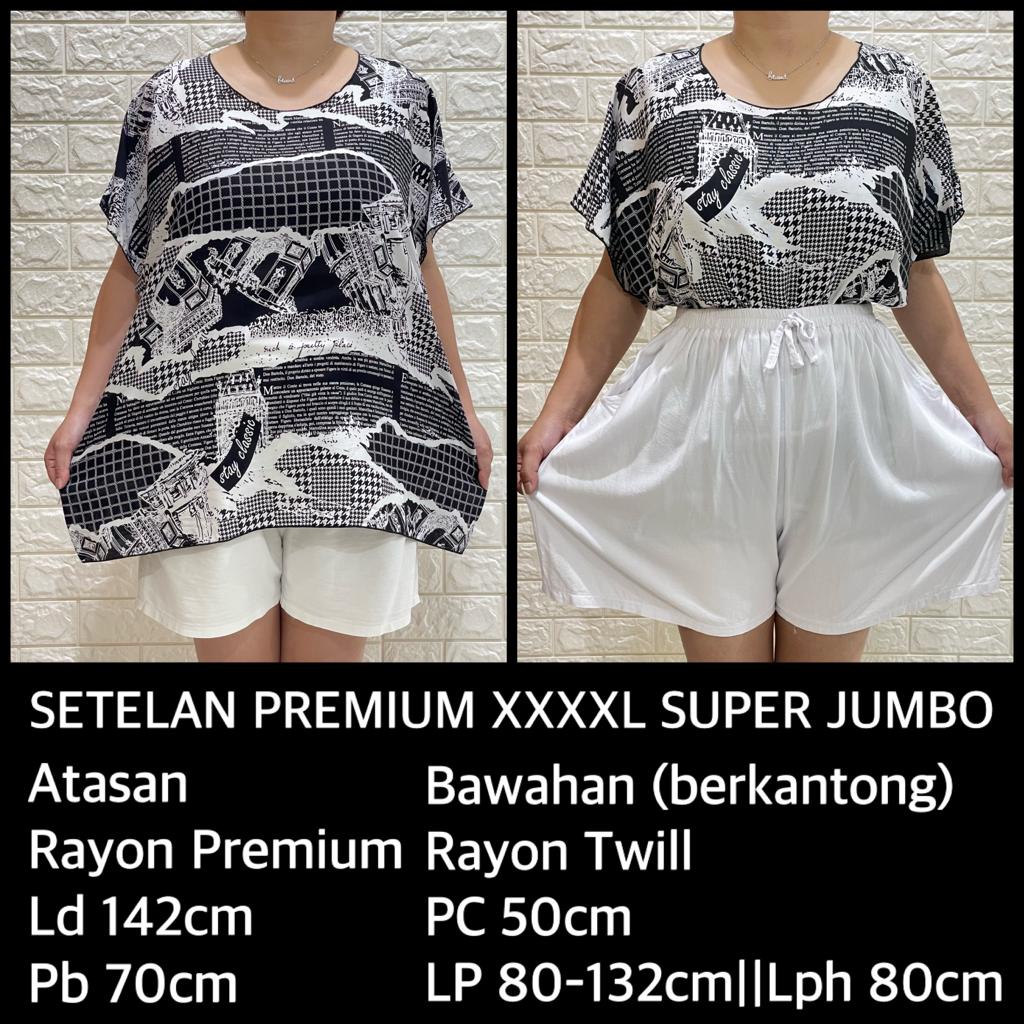 PAKET COMBO!!!SETELAN BAJU BALI SUPER JUMBO XXXXL MUAT 100KG!!! KODE KORAN