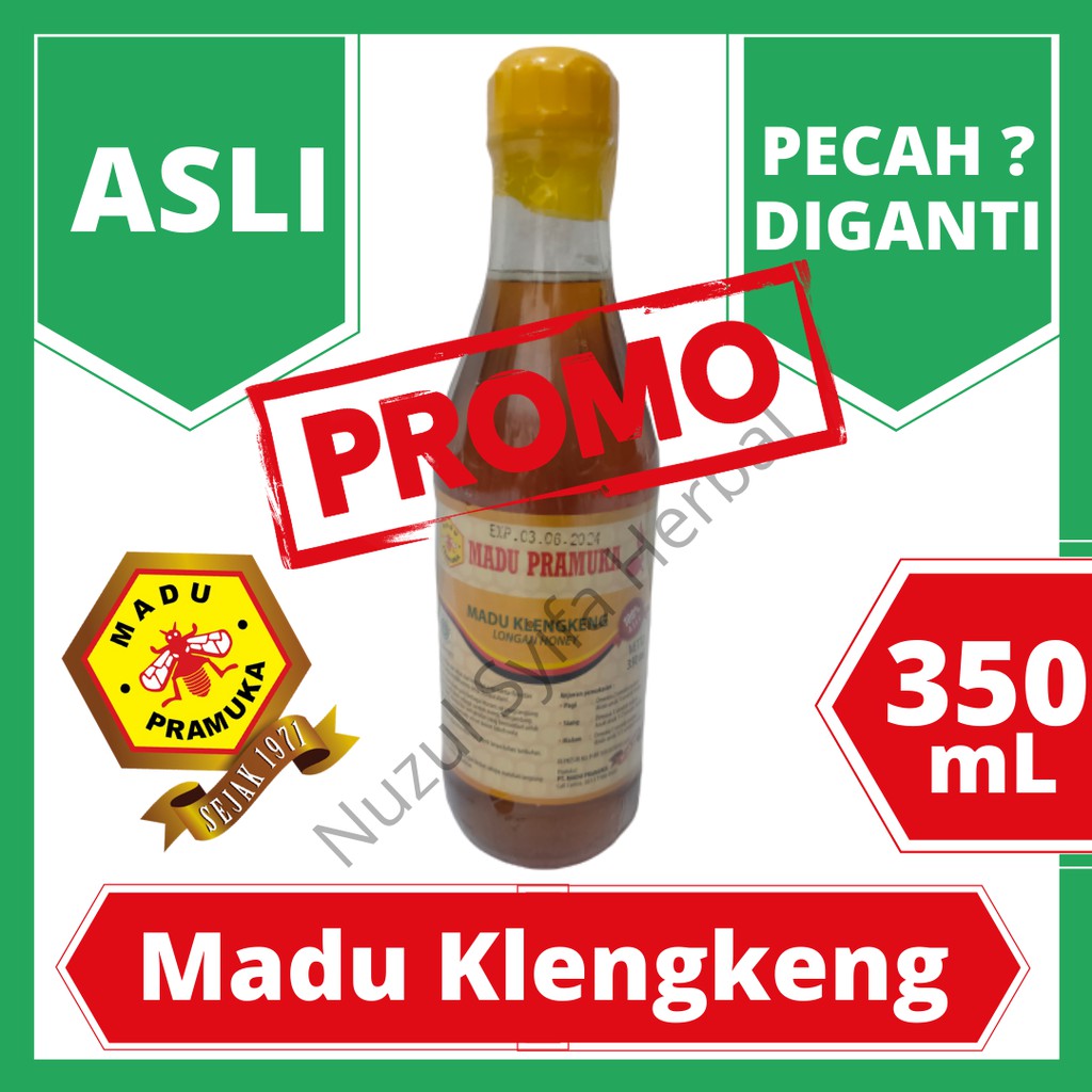 

MADU PRAMUKA ASLI Madu Klengkeng Madu Pramuka Klengkeng 350 ml