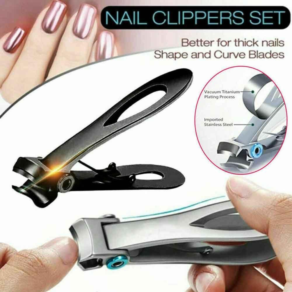 R-flower Gunting Kuku Portable Besar Anti Slip Manicure Tools