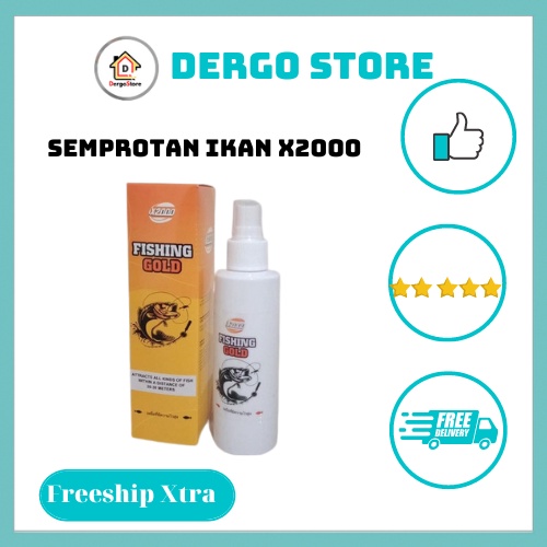 Fishing Gold X2000, Semprotan umpan ikan X2000, menarik berbagai ikan, mudah digunakan - Dergo Store