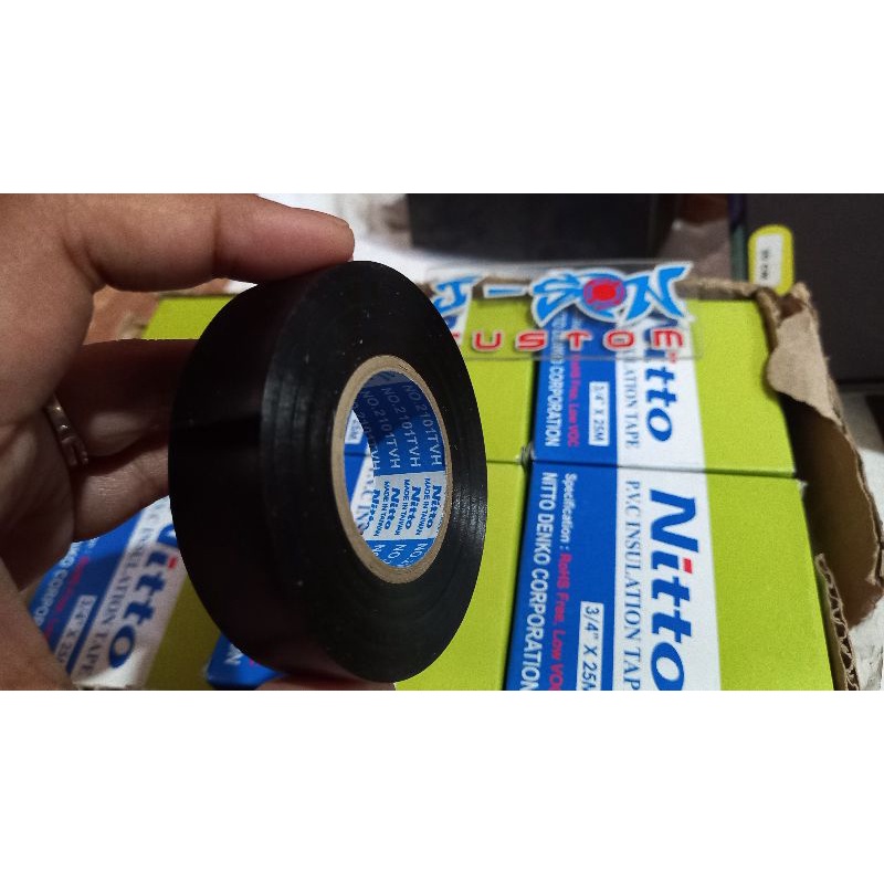 Solasi Nitto Isolasi listrik Nitto PVC hitam