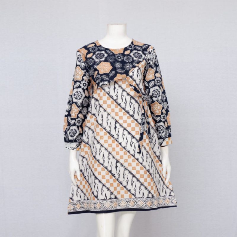 Tunik batik kerja modern