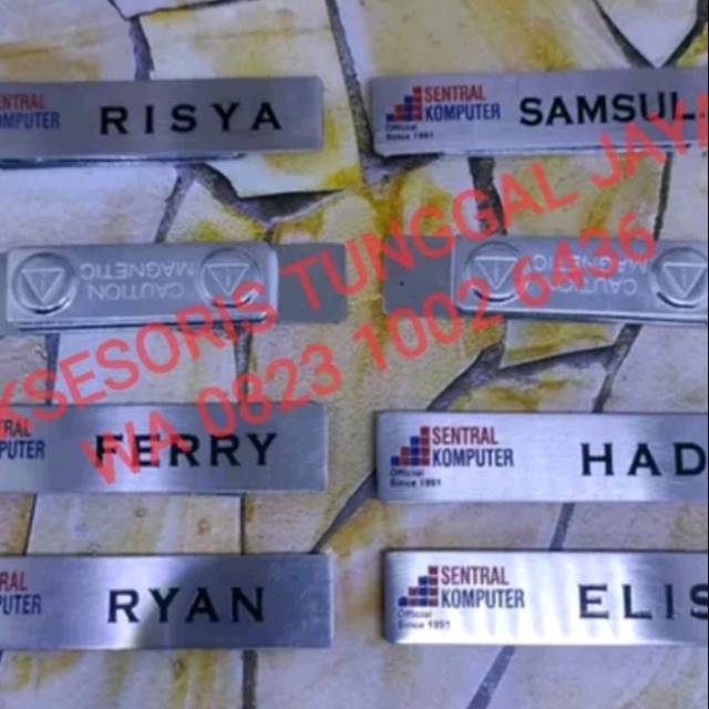 

Update terbaru eceran name tag papan nama murah berkualitas