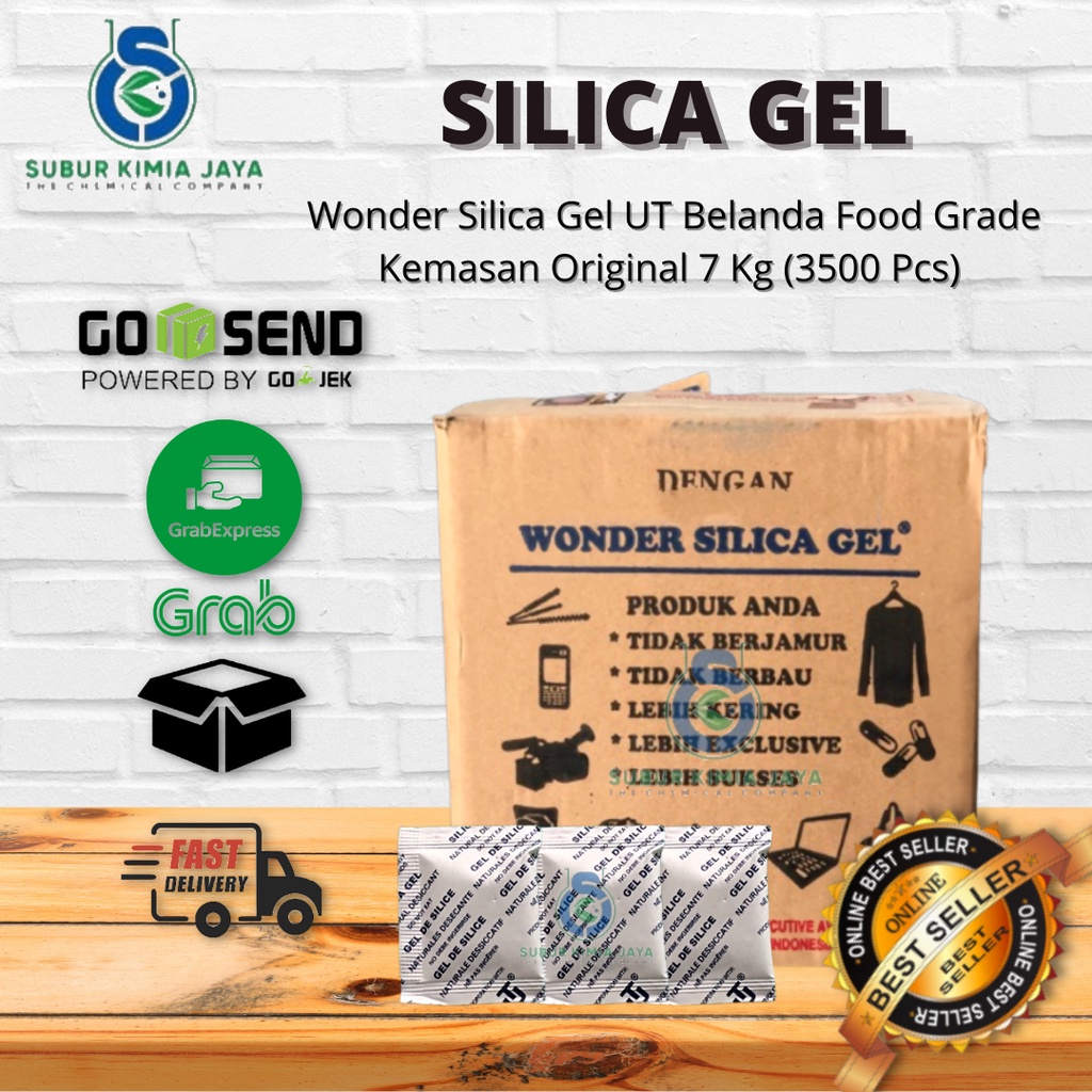

Natural Wonder Silica Gel 3x4 cm (3.500pcs) Food Grade Premium