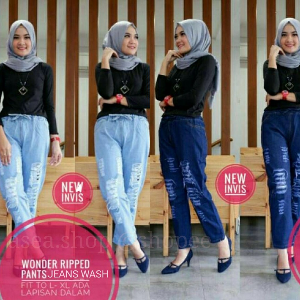 Baggy Wonder - Baggy Ripped Pants - Celana baggy sobek