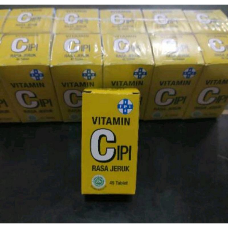 vitamin C Ipi Rasa Jeruk isi 45 tablet kecil B Complex Suplemen Makanan