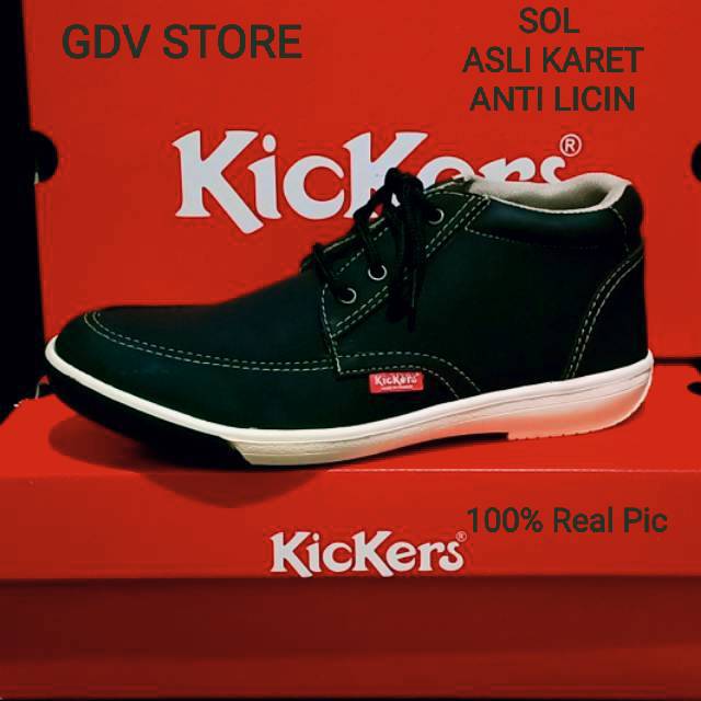 PROMO  Sepatu kickers casual kantor pria