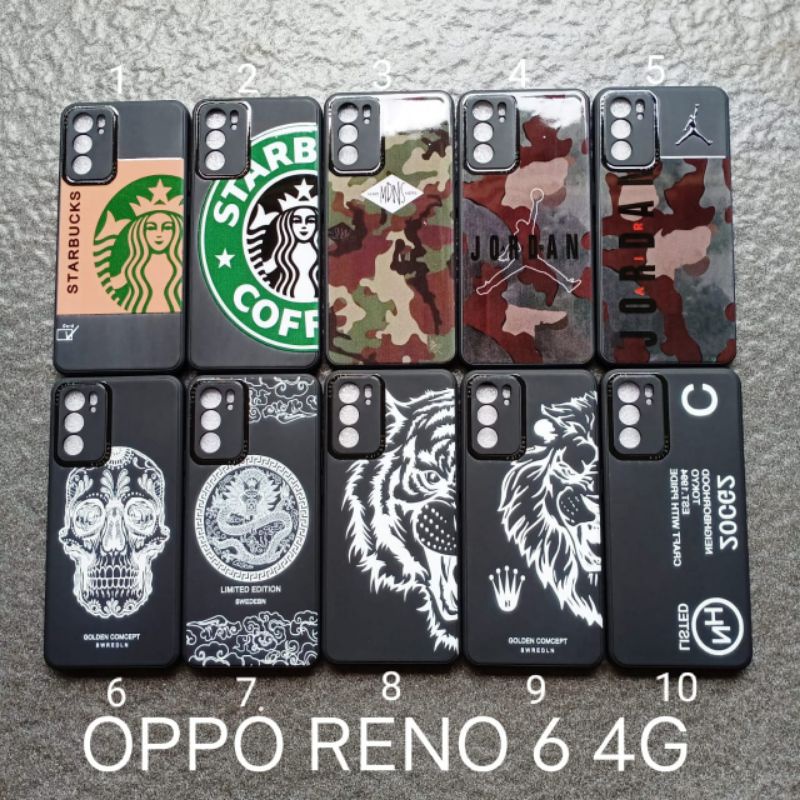 Case gambar Oppo Reno 6 4G motif cowok soft case softcase softshell silikon cover casing kesing housing