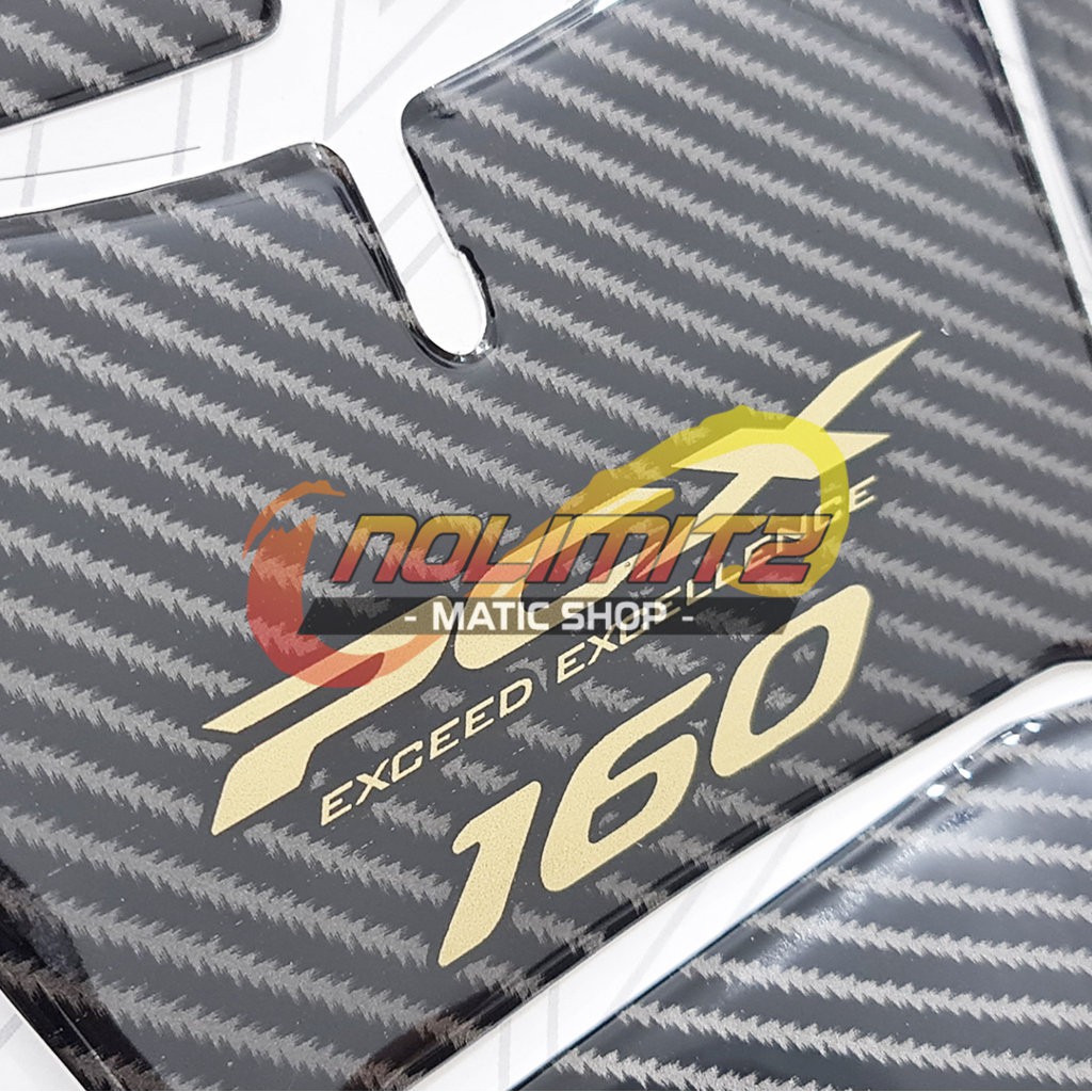 Fuel Tank Pad Motif Carbon 3D Honda PCX 160