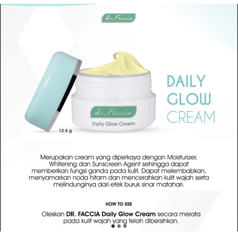 Dr.Faccia Daily Glow Cream whitening wx 1