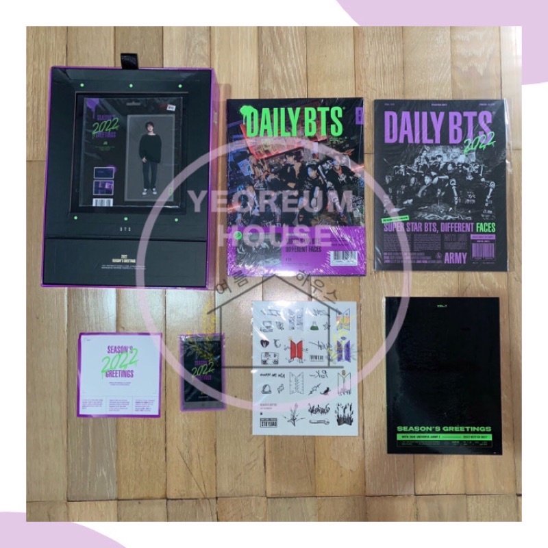 READY STOCK - BTS SG22 SEASON’s GREETINGS PHOTOBOOK DIGI CODE TABLOID POSTER