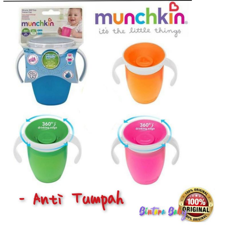 MUNCHKIN Miracle 360 Trainer Cup / Botol Minum Munchkin Cangkir Gagang Bayi