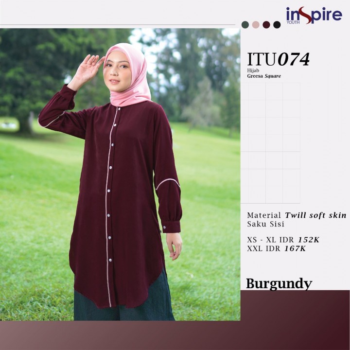 BAJU ATASAN TUNIK  INSPIRE WANITA ITU 074 PAKAIAN