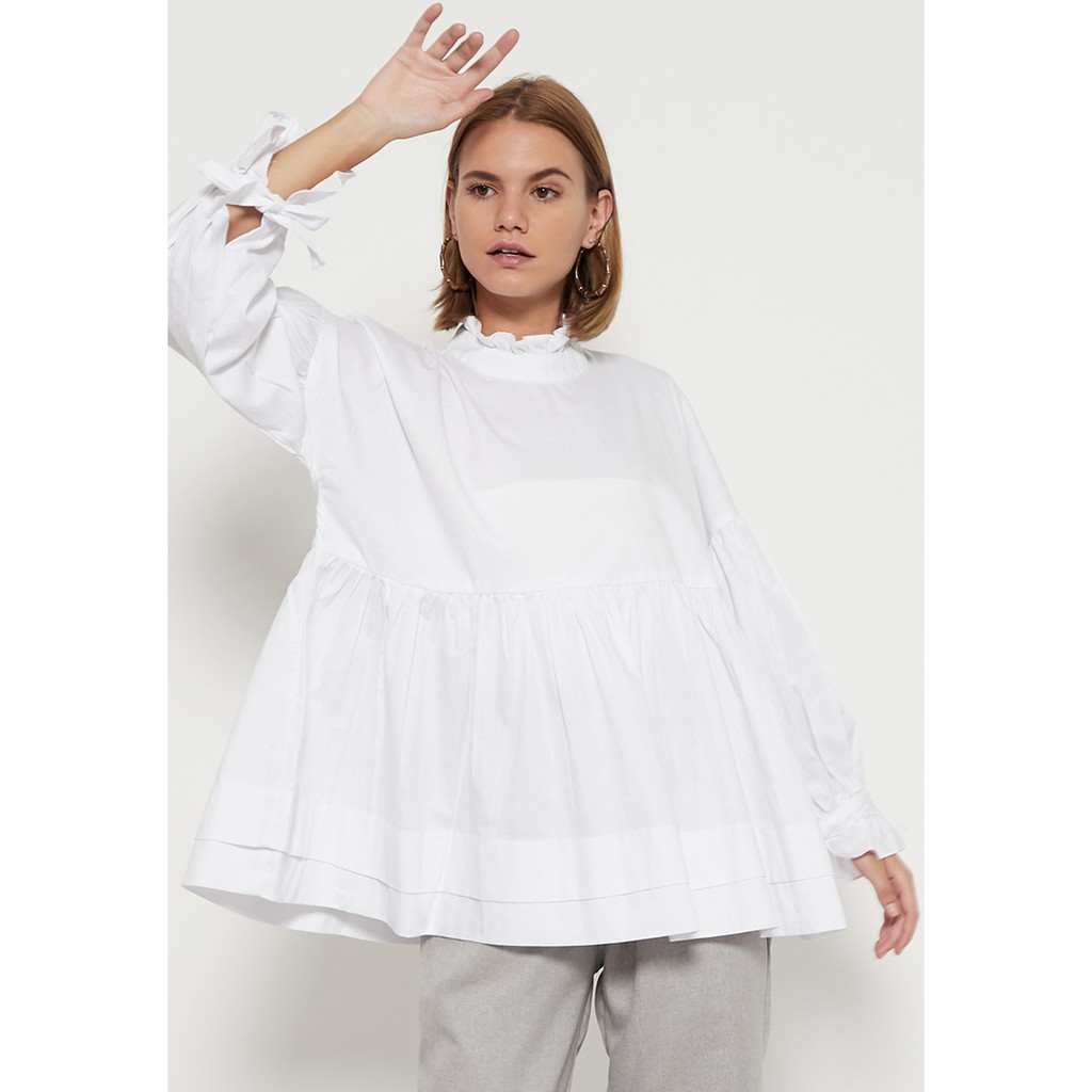 

NONA Vintage Top White