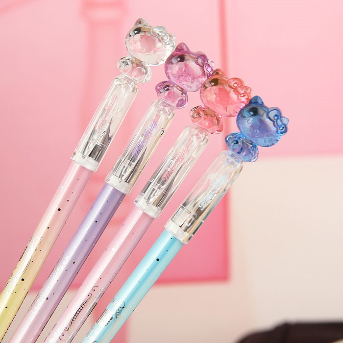 

SALE!!! TERLARIS!!! Pulpen Gel Hello Kitty Star 0,38mm UNIK