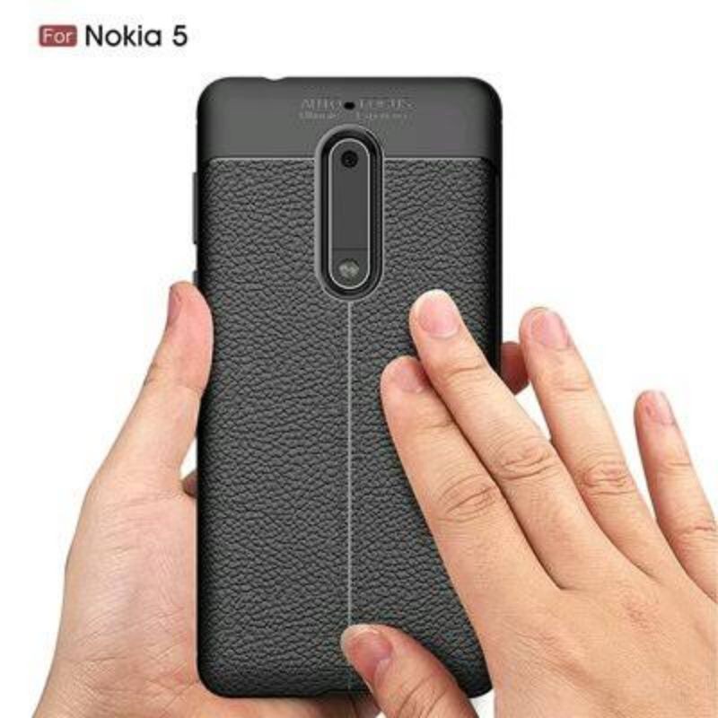 casing Nokia 5 autofocus fiber crabon softcase