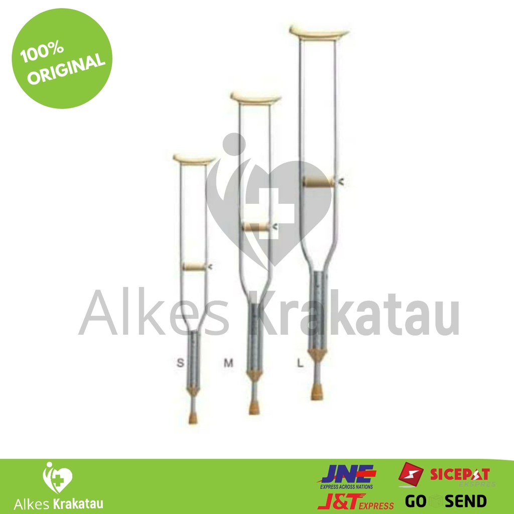 Tongkat Ketiak FS 925 GEA Sepasang / Crutch / Kruk / Bantu Jalan