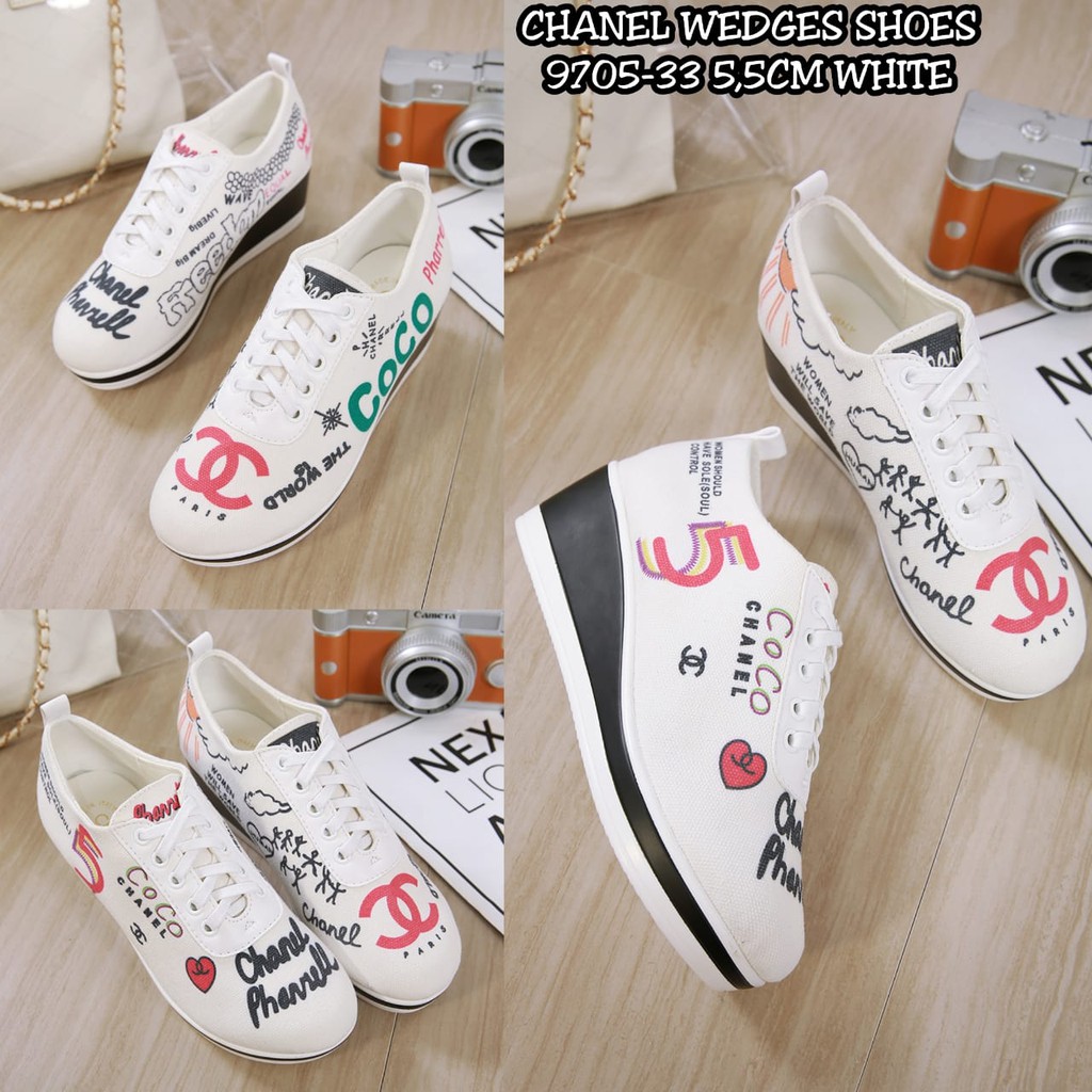 RESTOKKK CHANEL WEDGES SHOES 9705-33