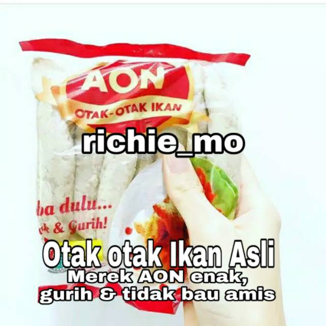 

Otak otak ikan asli merek AON tidak bau amis isi 10 Pcs