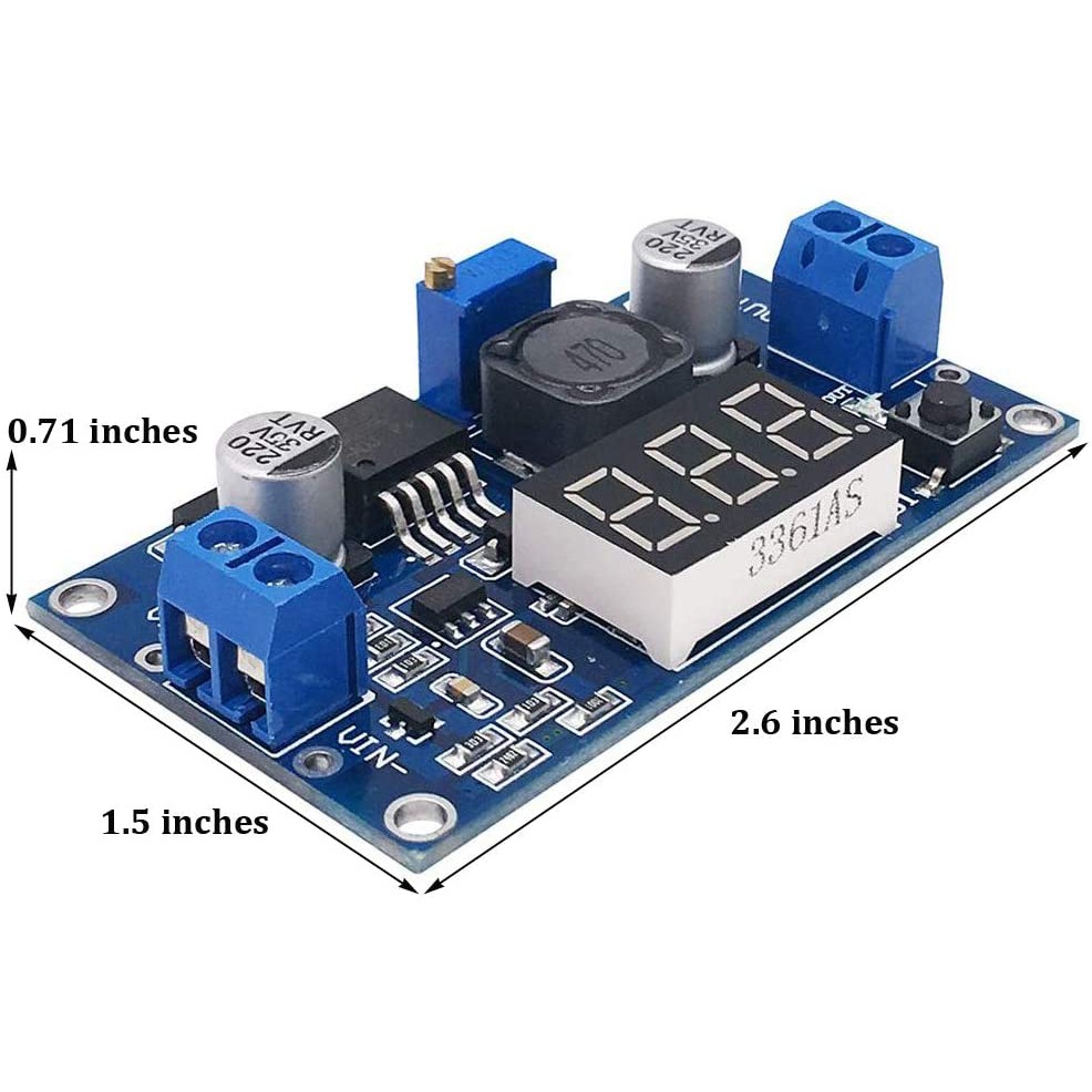 LM2596S Buck Converter DC to DC Step Down Power Module Voltage Regulator Stabilizer Tegangan DC