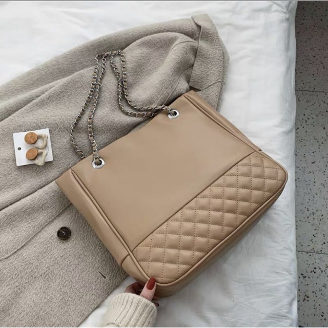 ZC 4716 RISCE TAS TOTE BESAR IMPORT WANITA CEWEK PEREMPUAN JAKARTA BATAM 30 X 29 X 9