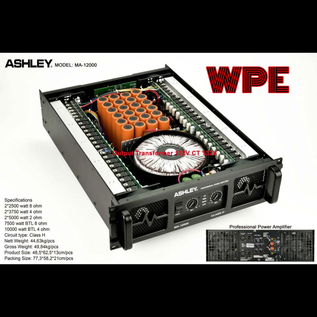 power ashley ma12000 ma 12000 class h original