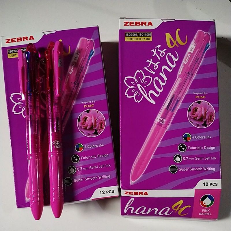 

Bulpen Bolpoint Zebra 4 Warna