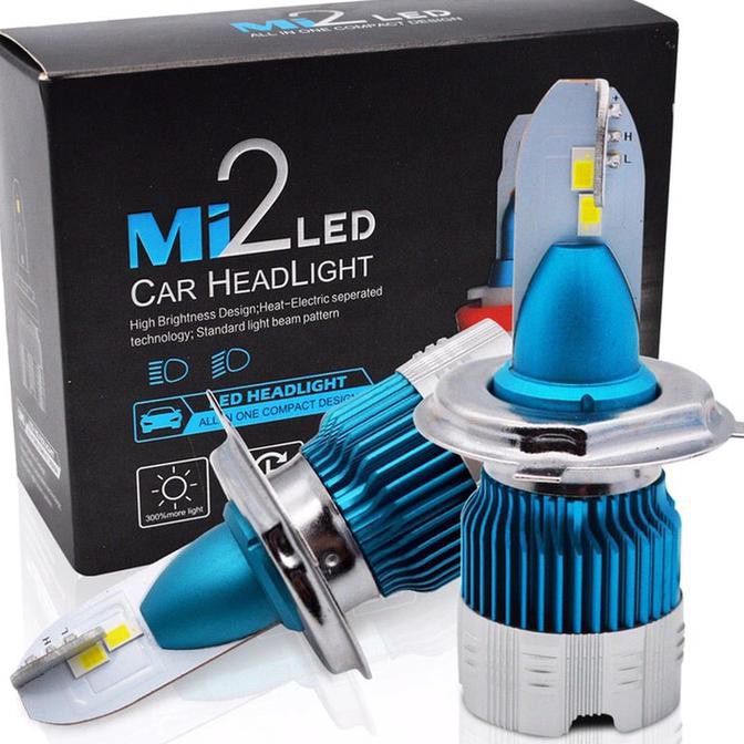 TERMURAH LAMPU MOBIL H4 MI2 LED MOBIL H4 MINI SIZE PNP CUT OFF R079 #6
