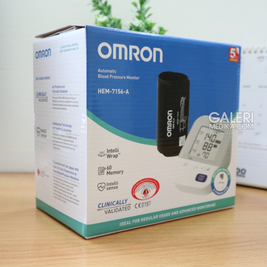 Omron HEM-7156A / HEM7156A / HEM 7156 A Tensimeter Digital Deluxe Plus Adaptor