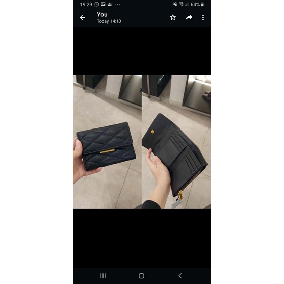 Mango Purse Black Quilted