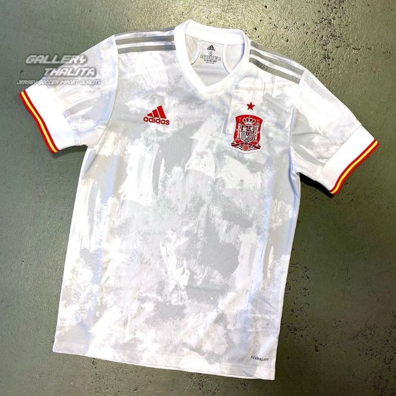 Jersey Baju Bola Grade Ori Spanyol Away Euro 2021