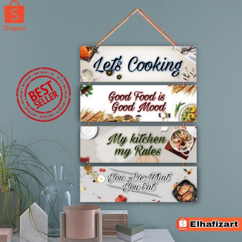 Walldecor Quotes Hiasan Dinding Dapur Tulisan motivas PROMO