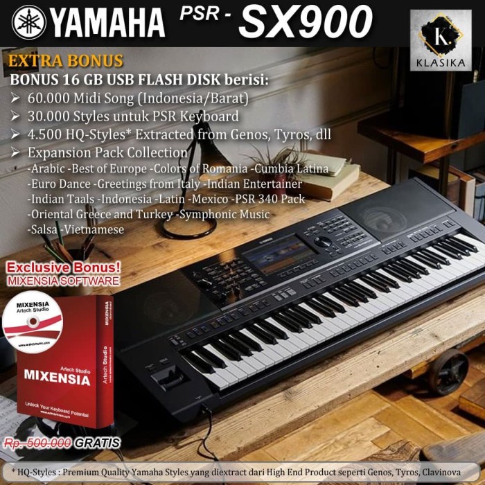{AudioStore} PSR SX900 / PSRSX900 / PSR-SX900 / PSR SX 900 Keyboard Arranger Yamaha Limited