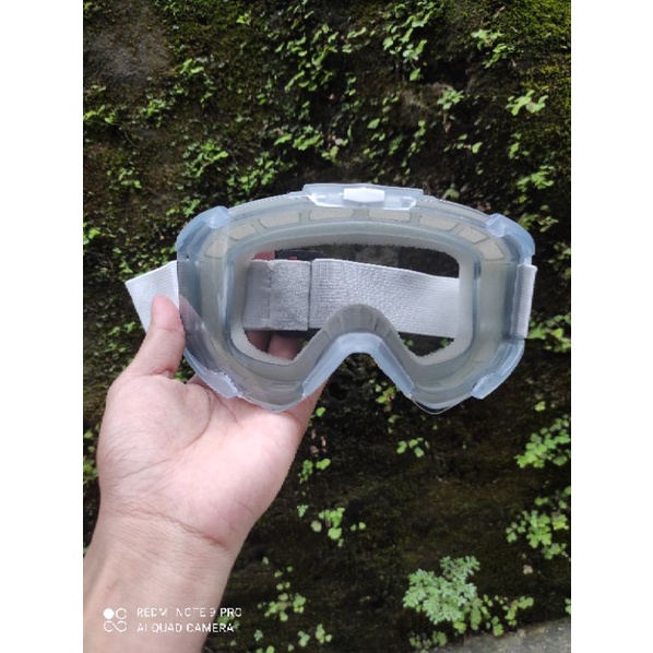 Kacamata Helm Cross Goggle Safety Inko Clear