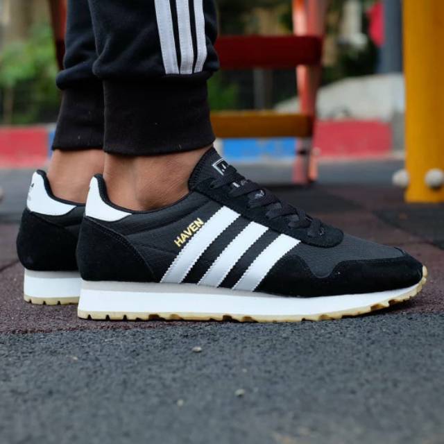 adidas haven white black