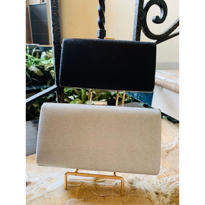 Tas Pesta / Clutch Pesta / Mewah Cantik Elegan 23415 - Hitam