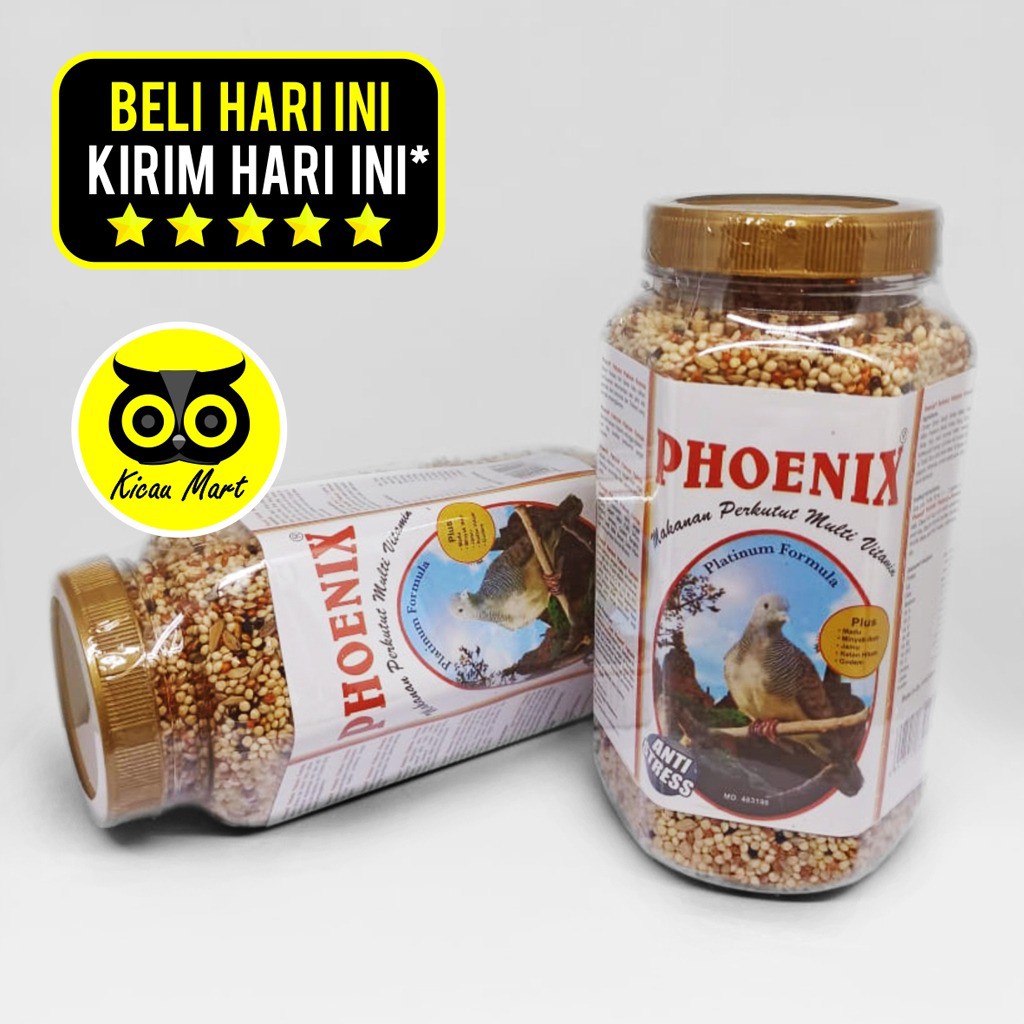 PAKAN HARIAN BURUNG PERKUTUT PHOENIX TOPLES PLATINUM MIX GABAH BANGKOK GODEM KETAN HITAM MILET PKPLT