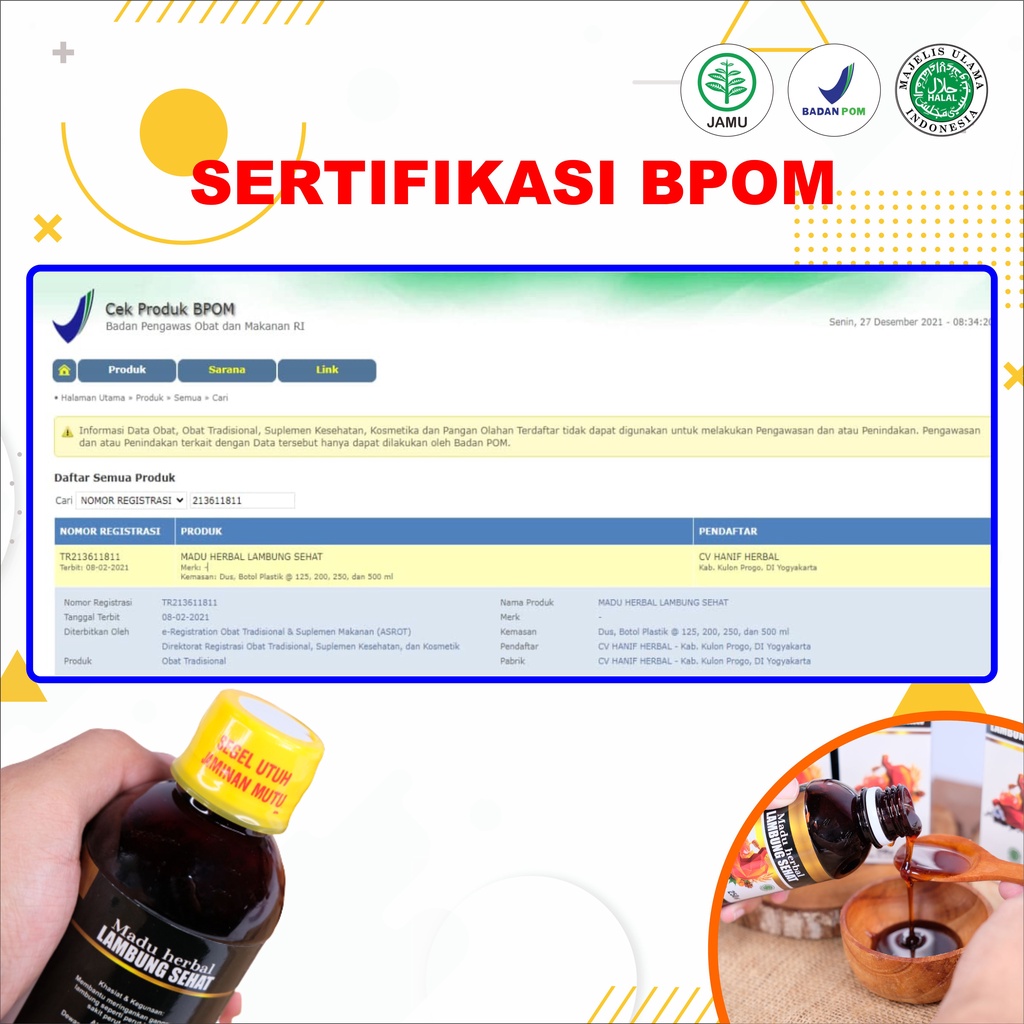 Obat Gastritis Peradangan Dinding Lambung Madu Herbal Lambung Sehat