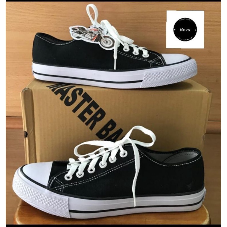 Sepatu MASTER BASKET 807 LC black white