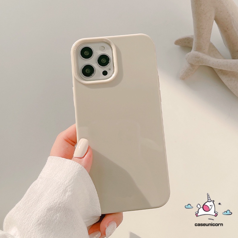 Soft Case Bahan TPU Warna Macaron Jelly Glossy Untuk iPhone 11 14 12 13 Pro MAX 7 8 Plus 7Plus XR X XS MAX SE 2020