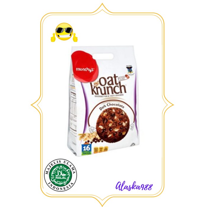 

Siap Krim Oat Krunch Dark Chocolate