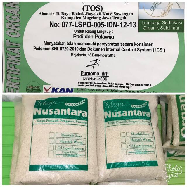 Beras Organik Putih 5kg