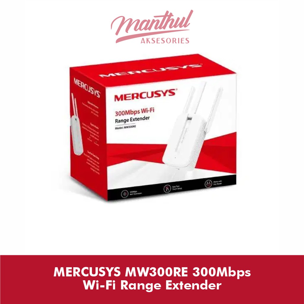 MERCUSYS MW300RE 300Mbps Wi-Fi Range Extender